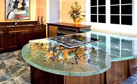 Glass Kitchen Countertops By Thinkglass Idesignarch Interior Design Architecture And Interior