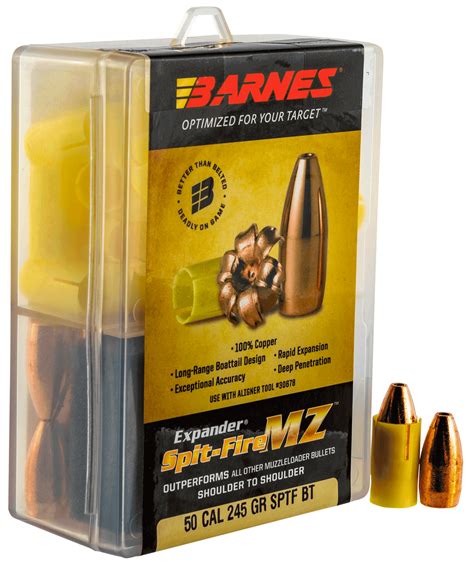 Barnes Bullets 30574 Spit Fire Mz Expander 50 Cal Spit Fire Mz 245 Gr