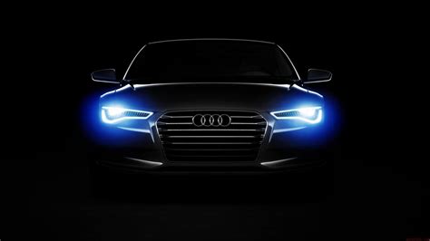 Audi Headlights Black Hd Wallpaper Cars Wallpaper Better