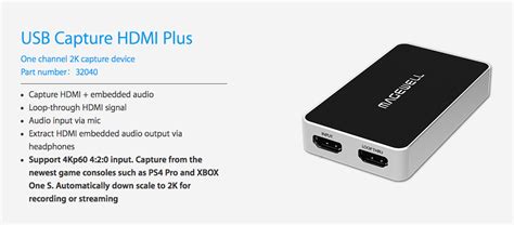 Magewell Usb Capture Hdmi Plus Vision Dimension