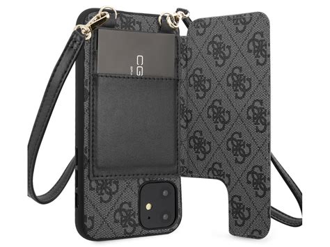 Max har også en del bedre batteritid en talsperson for apple forteller til digi.no at de har lagt vekt på at nattbilder skal se ut som bilder tatt om natten, med naturlige farger slik vi mennesker. Guess 4G Crossbody Case Grijs | iPhone 11/XR hoesje