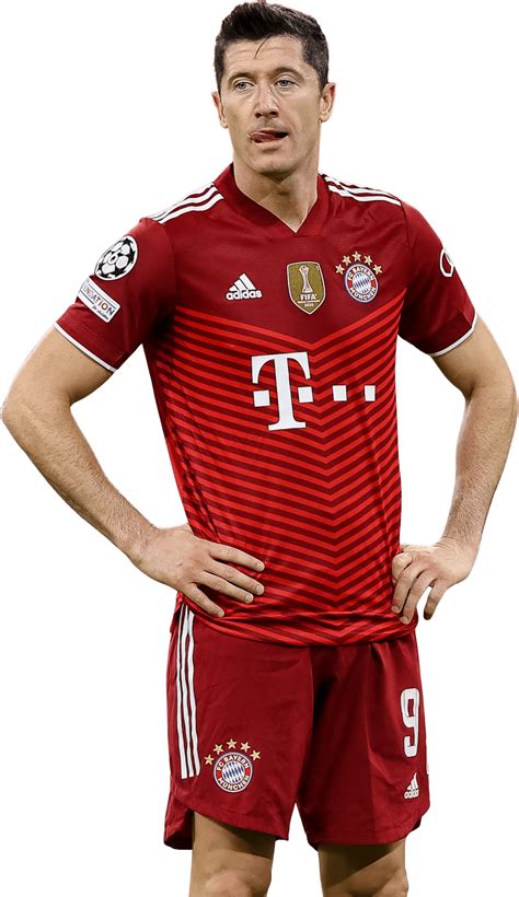 Robert Lewandowski Bayern Munich Football Render Footyrenders