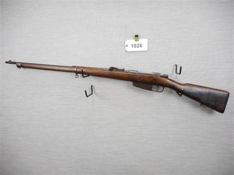 Mannlicher Carcano Model 1891 Rifle Caliber 65 X 52 Italian