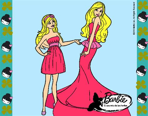 Dibujo De Barbie Estrena Vestido Pintado Por Leslie En Dibujos Net El My Xxx Hot Girl