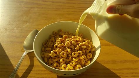 The Perfect Way To Pour Milk Into Cereal Youtube