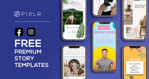 20 Free Premium Facebook And Instagram Story Templates For Content