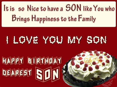 Wishing You Happy Birthday My Loving Son Birthday Wishes Happy