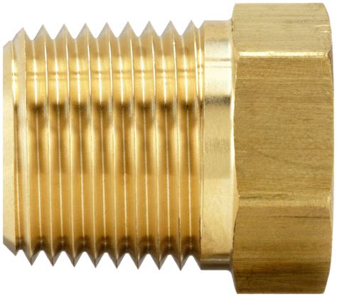 Parker Reducing Adapter Brass 34 In X 12 In Fitting Pipe Size Male