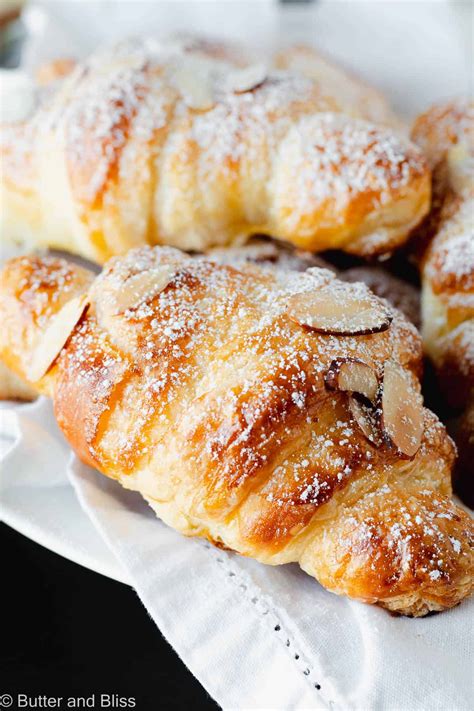 Almond Croissants With Almond Cream Filling Butter And Bliss