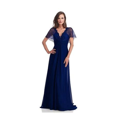 Glamorous Chiffon A Line Gown V Neck Floor Length Mother Dress 2735317 Weddbook
