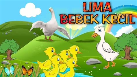 Lima Bebek Kecil Berenang Lagu Anak Anak Five Little Duck Bebek