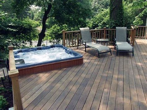 top 80 best hot tub deck ideas relaxing backyard designs