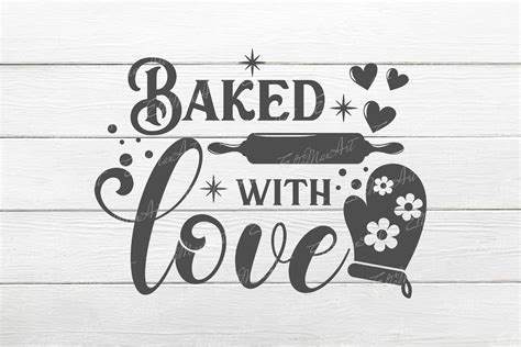 Baked With Love Svg Layered Svg Cut File Best Collection Script My Xxx Hot Girl