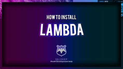 How To Install Lambda Menu Easy Youtube