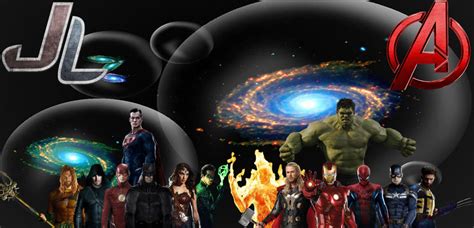 Dcs Justice League Vs Marvels Avengers By Camo Flauge