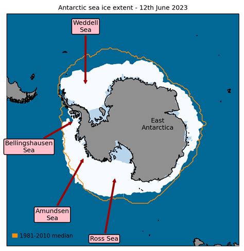 Briefing On Arctic And Antarctic Sea Ice June 2023 Met Office