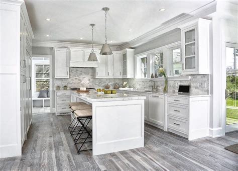 At all floors design centre, we take pride in being calgary's number one flooring resource for residential and commercial projects. 15 Cool Kitchen Designs With Gray Floors | Grey wood floors kitchen, Wood floor kitchen, Grey ...