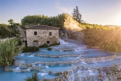 Saturnia Hot Springs Grosseto Province Tuscany Italy