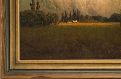 Je Stuart Landscape Painting Near Galt Witherells Auction House