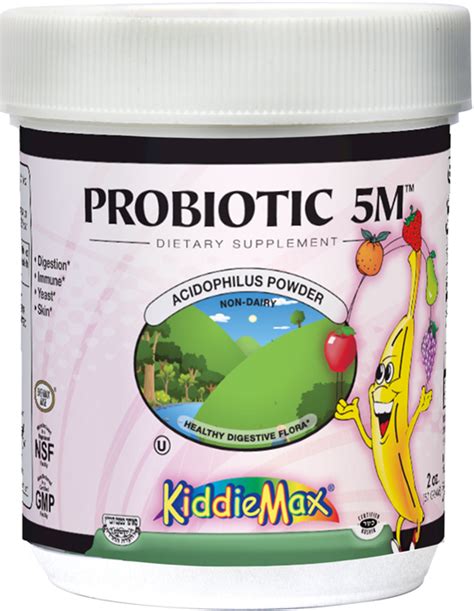 Maxi Health Kiddiemax Probiotic 5m Childrens Kosher Probiotic 500