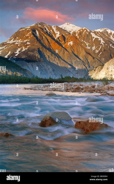 Canada British Columbia Alsek River Valley Stock Photo Alamy