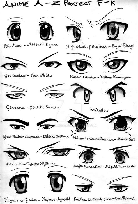 Anime A Z Project F K By Sapphire56 On Deviantart How To Draw Anime Eyes Anime Eyes Manga Eyes