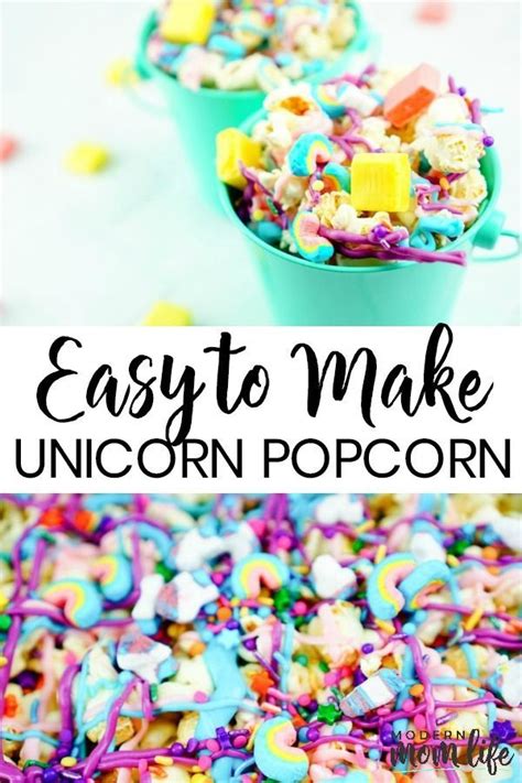Unicorn Popcorn Recipe Popcorn Recipes Candy Popcorn