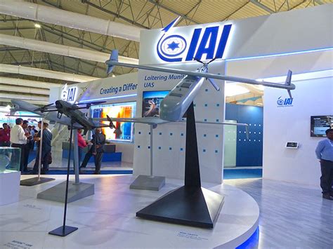 israel aerospace industries unveils mini harpy loitering munition at aero india 2019 by arjun