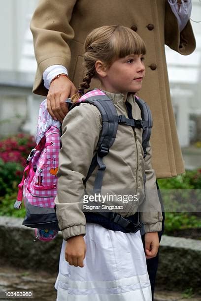 Princess Ingrid Alexandra Of Norway Attends Her First Day At School