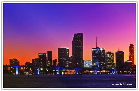 Michael Pancier Photography Blog Miami Skyline At Dusk