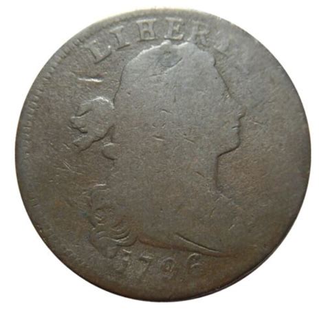 Large Centpenny 1796 Rare Liherty Error Sheldon 104 Ebay