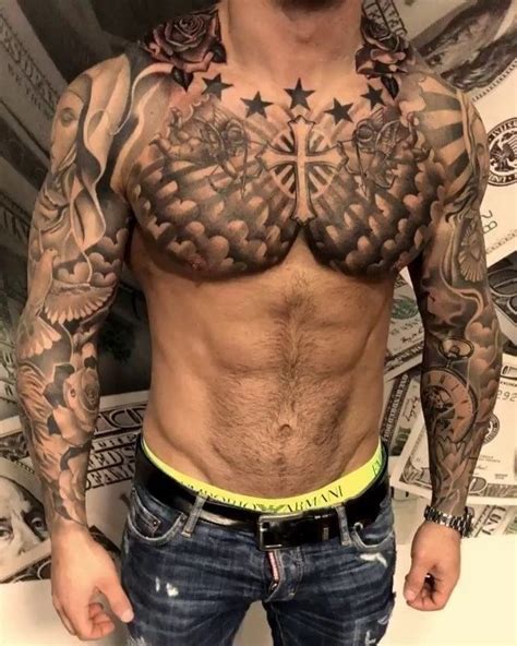 33 Best Chest Tattoos You Can Opt 00004 Cool Chest Tattoos Chest Tattoo Men Chest Piece Tattoos