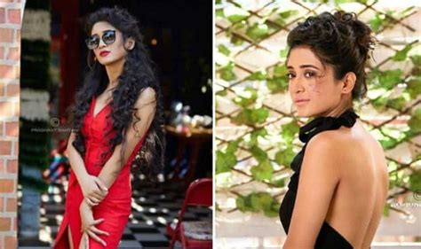 Yeh Rishta Kya Kehlata Hai Fame Shivangi Joshi Looks Sexy In Red Hot Dress And Curls In Her