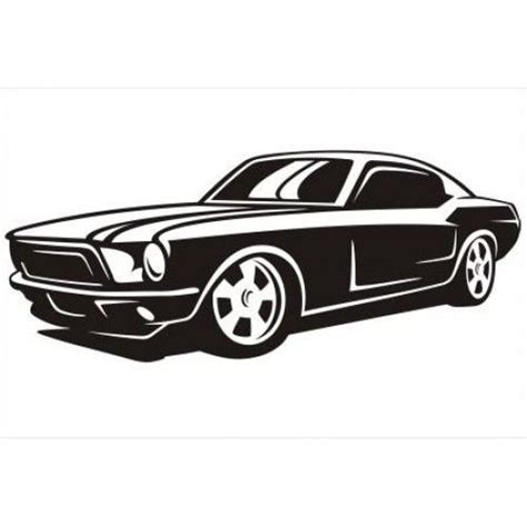 Imgs For Ford Mustang Car Silhouette Car Silhouette Car Decals