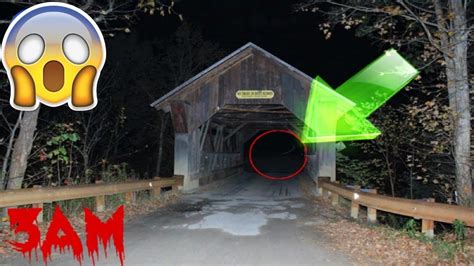 Haunted Bridge At 3am 3am Challenge Ghost Activity Youtube