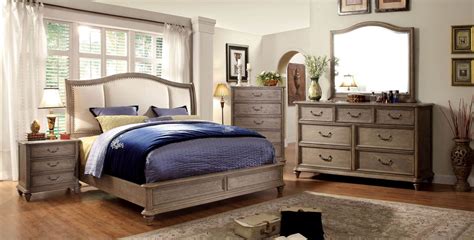 A wide variety of rustic bedroom furniture options are available to you, such as appearance, specific use. 4 Piece Belgrade II Platform Rustic Upholstered Bedroom ...