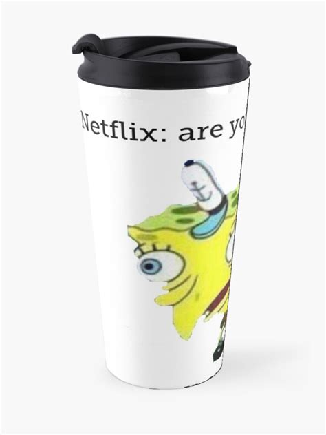 Spongebob Meme Travel Coffee Mug For Sale By Emilywerfel Redbubble