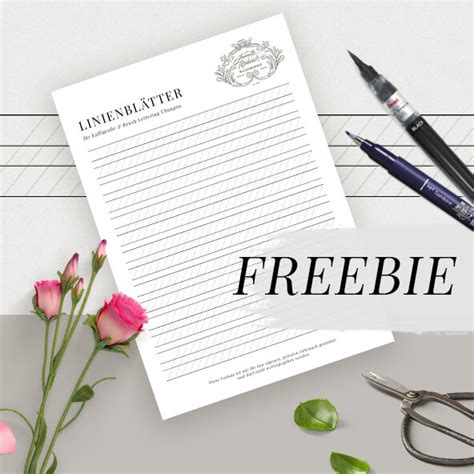 Alle linienpapiere sind absolut gratis und können beliebig oft heruntergeladen und. Übungsblätter für Kalligraphie, Hand Lettering & Brush Lettering // PDF (kostenlos) • JEANNETTE ...