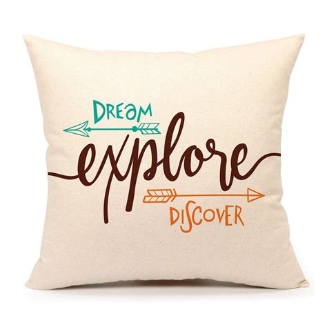 Inspirational Quote Throw Pillow Case Cushion Cover Decorative Cotton