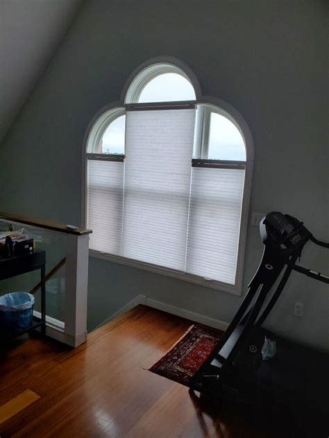 Motorized Cellular Shades Are A Perfect Solution For Arched Windows