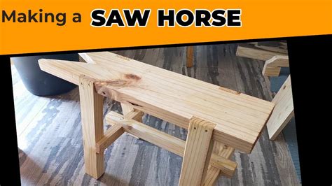 Making A Sawhorse Youtube