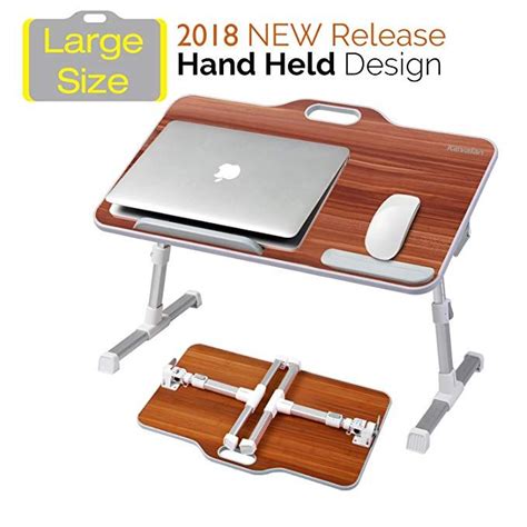 Kavalan Large Size Portable Laptop Table With Handle Height And Angle