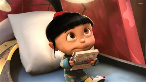 The character agnes might be the most adorable kids movie character that ranks up there with boo from monsters inc. Agnes - Despicable Me 2 2 wallpaper - Cartoon wallpapers ...