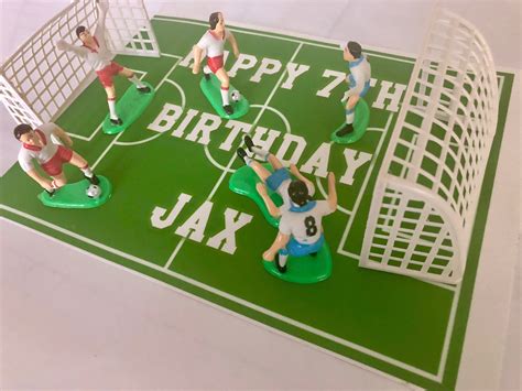 See more ideas about cake decorating, cake decorating tutorials, cupcake cakes. Soccer Cake Topper Decoration Football | Soccer cake, Cake toppers, Icing sheets