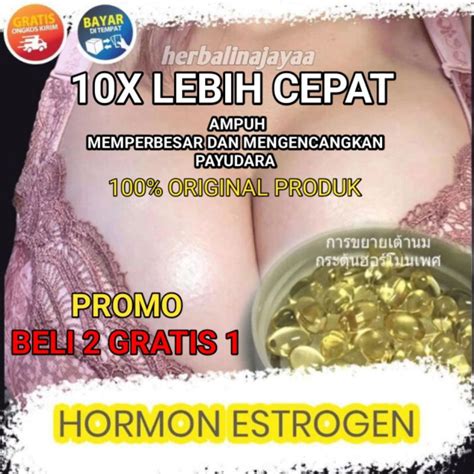 jual suplemen pembesar dan pengencang payudara hormon estrogen shopee indonesia