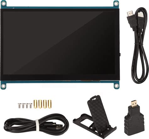 Portable 7 Monitor For Raspi 4 3 2 1080p Ips Screen With Hdmi And Usb