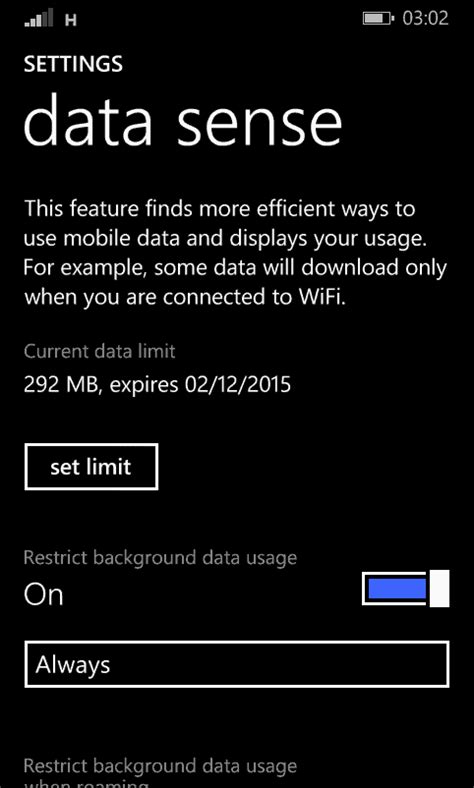 How To Manage Mobile Data Usage On Windows Phone