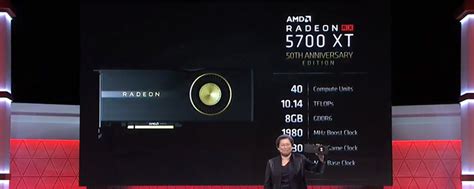 Radeon Unveils Rx 5700 Xt 50th Anniversary Edition Gpu Oc3d