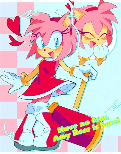 Uhh Idk If This Is Okay To Post Here Cuz Its Uhm Kinda Nsfw But Its 2 Versions Of Amy Rose