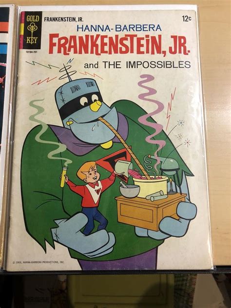 Hanna Barbera Frankenstein Jr And The Impossibles Gold Key 1966